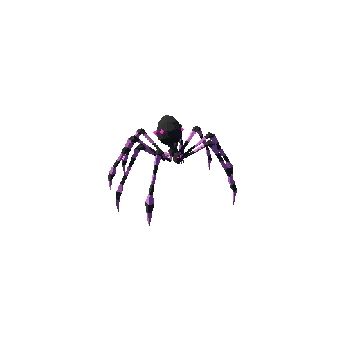 Polygonal Spiderling Venom Magenta
